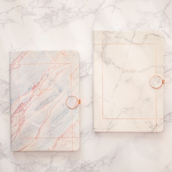 Marble-printed notebook with metal magnetic clasp, leather-bound notebook, creative and simple gift for office diaries Marble-printed notebook with metal magnetic clasp, leather-bound notebook, creative and simple gift for office diaries