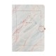 Marble-printed notebook with metal magnetic clasp, leather-bound notebook, creative and simple gift for office diaries Marble-printed notebook with metal magnetic clasp, leather-bound notebook, creative and simple gift for office diaries