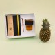 A5 ringbound notebook with hardcover coated paper, color-printed clip, pen holder, divider, and removable inner pages, notepad. A5 ringbound notebook with hardcover coated paper, color-printed clip, pen holder, divider, and removable inner pages, notepad.