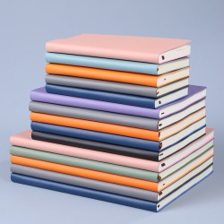 A5 small, fresh business notebooks, wholesale meeting record books, soft-cover diaries, logo-printable B5 notepads