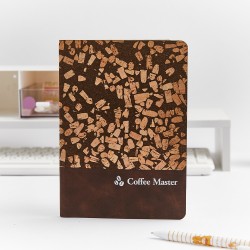 A6 thickened business notebook with straps. Fresh, simple, wholesale A7-sized notebooks for college students.