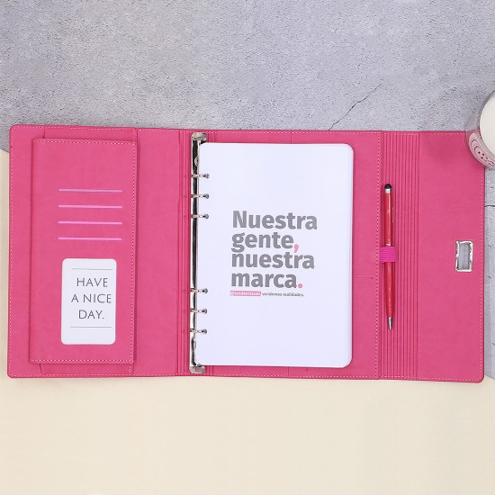 New A5 tri-fold loose-leaf notebook from the original manufacturer. Exquisite business gift box set with custom notebooks New A5 tri-fold loose-leaf notebook from the original manufacturer. Exquisite business gift box set with custom notebooks