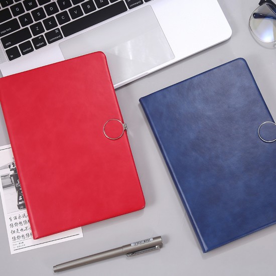 A5 thickened notebook, retro art, magnetic closure, leather cover, simple business notepad, printable logo A5 thickened notebook, retro art, magnetic closure, leather cover, simple business notepad, printable logo