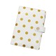 2022 source A6 loose-leaf notebooks, high-quality polka-dot textured PU notebooks with gold clips. 2022 source A6 loose-leaf notebooks, high-quality polka-dot textured PU notebooks with gold clips.