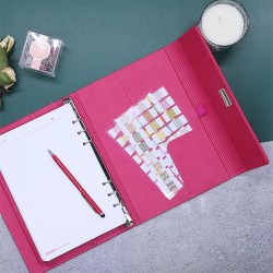 New A5 tri-fold loose-leaf notebook from the original manufacturer. Exquisite business gift box set with custom notebooks