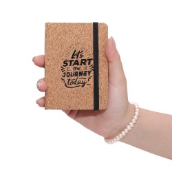 Patchwork leather notebook, fabric-grained PU notebook, tri-fold mounted imitation leather notebook, classic business style.