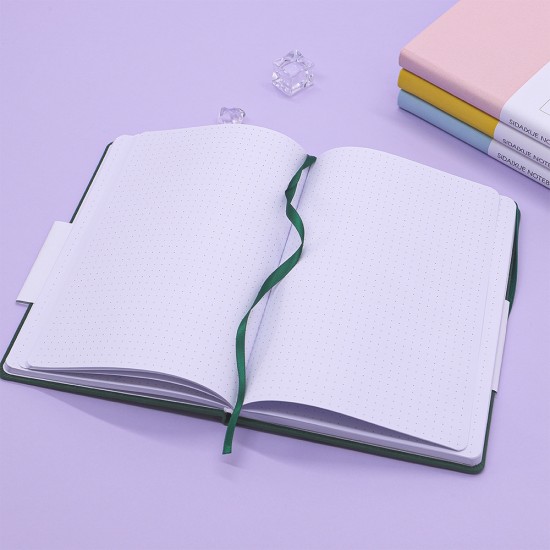 A5 hardcover single-edge mounted notebook with elastic band and envelope design, a meeting gift notebook with printed logo A5 hardcover single-edge mounted notebook with elastic band and envelope design, a meeting gift notebook with printed logo